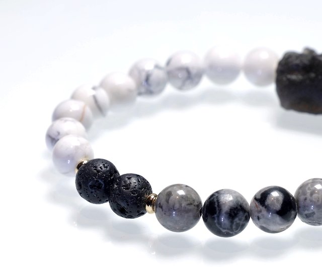 Sirius Meteorite Stone Beads Natural Gemstone Jewelry Bracelet For Men For  Women For Gift Wholesale !