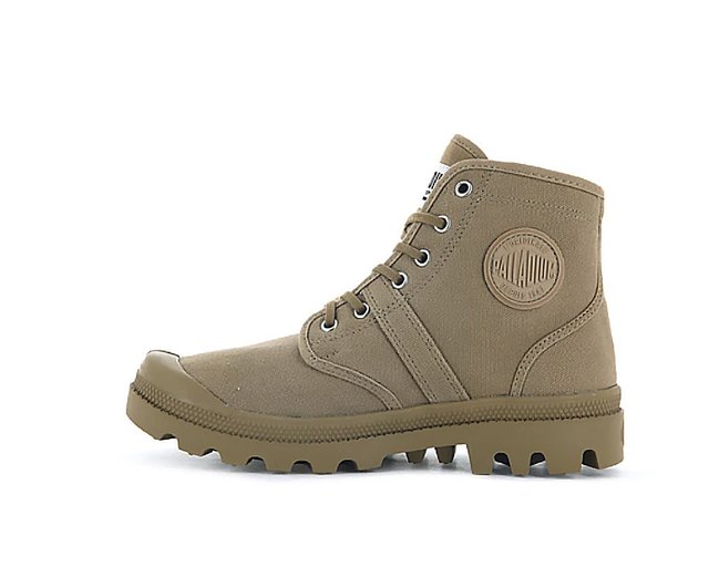 Popular and versatile PALLADIUM BROUSSE trendy French tailoring canvas boots 00069 90069 green Shop PALLADIUM Women s Casual Shoes Pinkoi