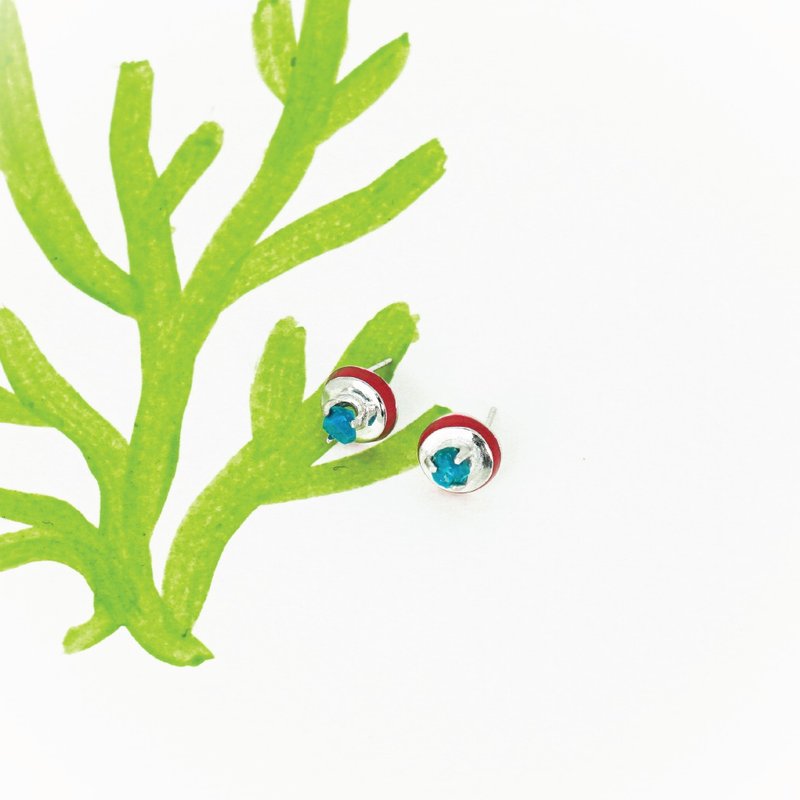 Circle Color Earrings - 戒指 - 其他材質 