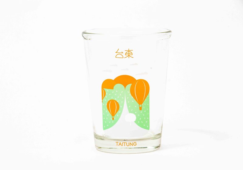 台灣城市紀念啤酒杯/玻璃杯(台東) 台灣紀念品/禮物 - 杯子 - 玻璃 