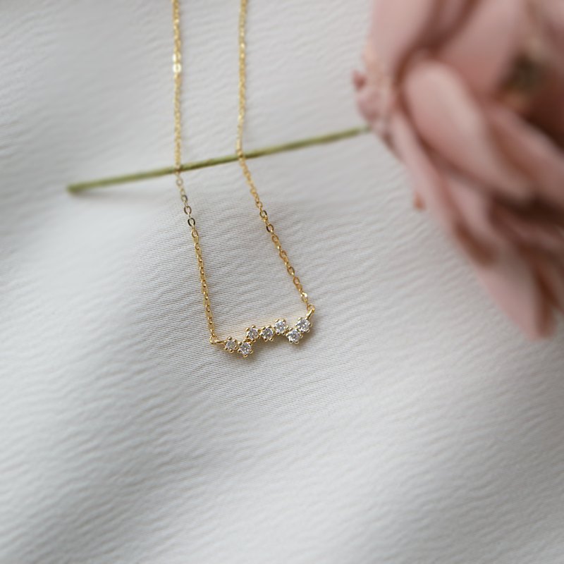 Asta necklace - Necklaces - Diamond Gold