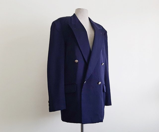 ジャケット・アウター CHRISTIAN AUJAR Wool jacket VINTAGE Christian Aujard Jacket Men 44 Gray Camel Hair