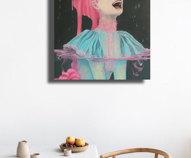 オリジナル絵画 キャンバスの油絵 シュルレアリスム 具象絵画 オリジナル絵画 キャンバスの油絵 シュルレアリスム 具象絵画
