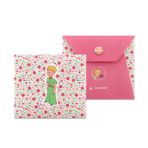 PAPERY.ART 客製化禮物 MASKfolio S 口罩套 小王子 - Rose Pattern
