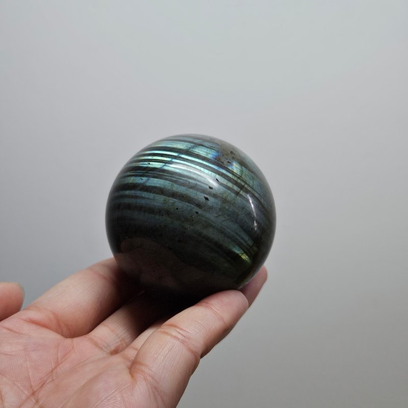 拉長石球 - 802 - 擺飾/家飾品 - 水晶 黑色
