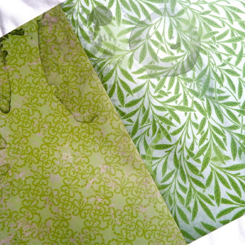 greenery A4 100sheets Double Sided design paper (honne market) - 包裝材料/包裝紙 - 紙 綠色