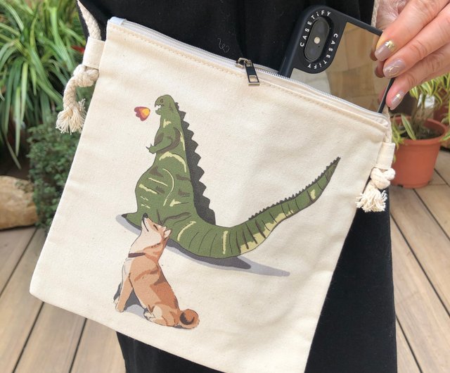 Cute Godzilla' Tote Bag