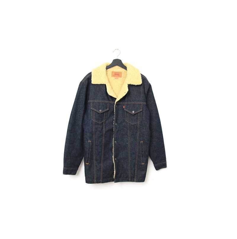 Back to Green-品牌外套 Levi's牛仔絨毛外套j-01/vintage jacket - 男夾克/外套 - 棉．麻 
