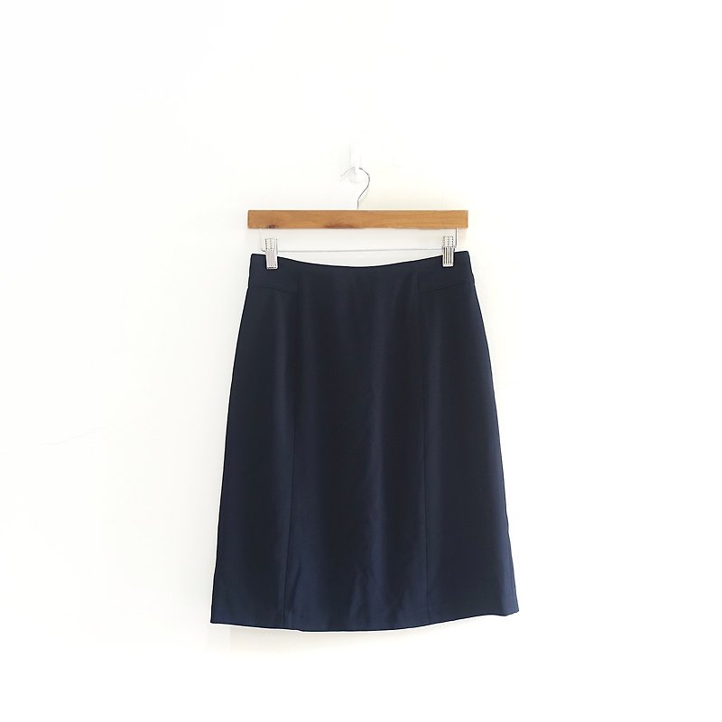 │Slowly│Style Blue - Vintage Dress │vintage. Vintage. - Skirts - Polyester Blue