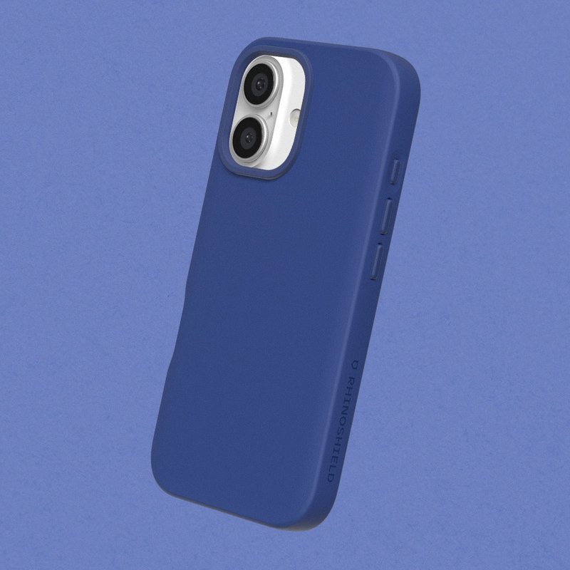 SolidSuit classic anti-fall phone case/rich ocean blue for iPhone 16 series - Phone Cases - Plastic Blue