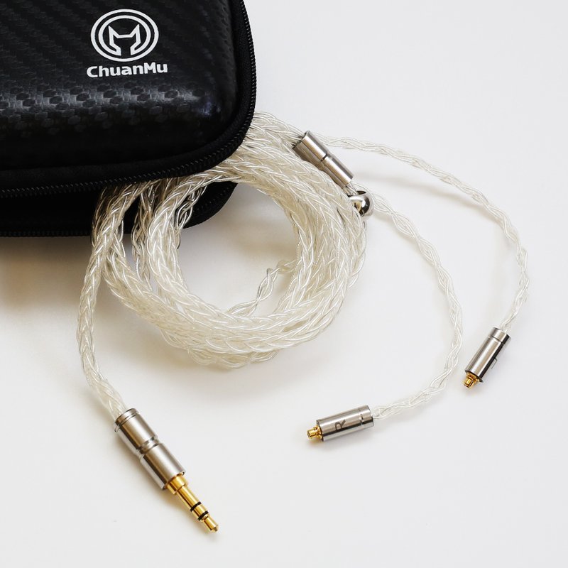 專業 8股 單晶銅鍍銀 mmcx 耳機升級線【川木】全新現貨【W232】 - 科技小物 - 其他材質 