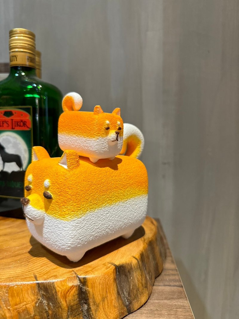 小吐司柴犬 - 公仔/玩偶 - 塑膠 橘色