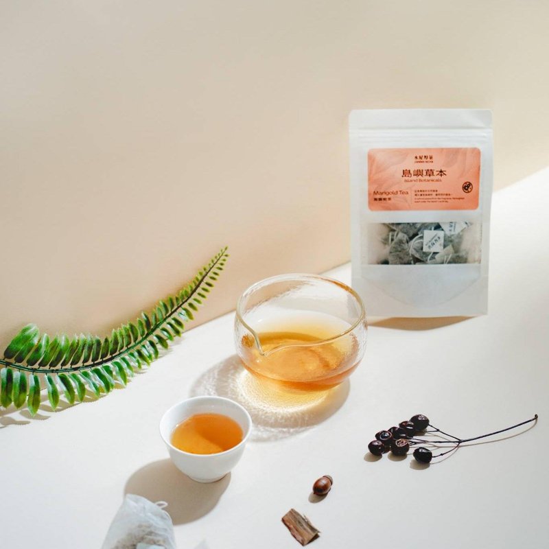 【草本茶包】萬壽菊茶 8入體驗包 30入經濟包 台灣製 花果香氣 - 茶葉/茶包/水果茶 - 新鮮食材 橘色