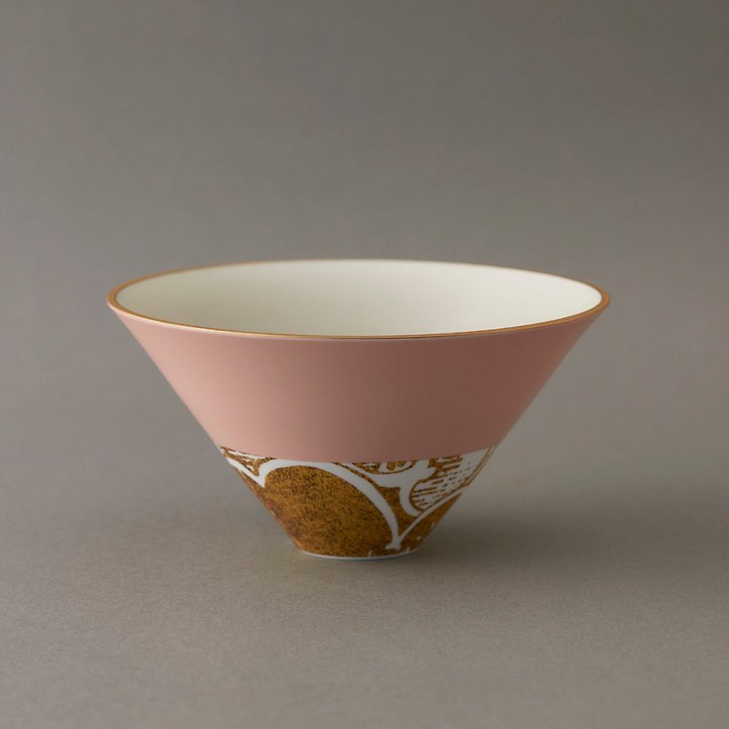 unnamed japan | Mino Ceramics (Transfer Printing)  Bowl / Cherry Blossoms - ถ้วยชาม - ดินเผา สึชมพู