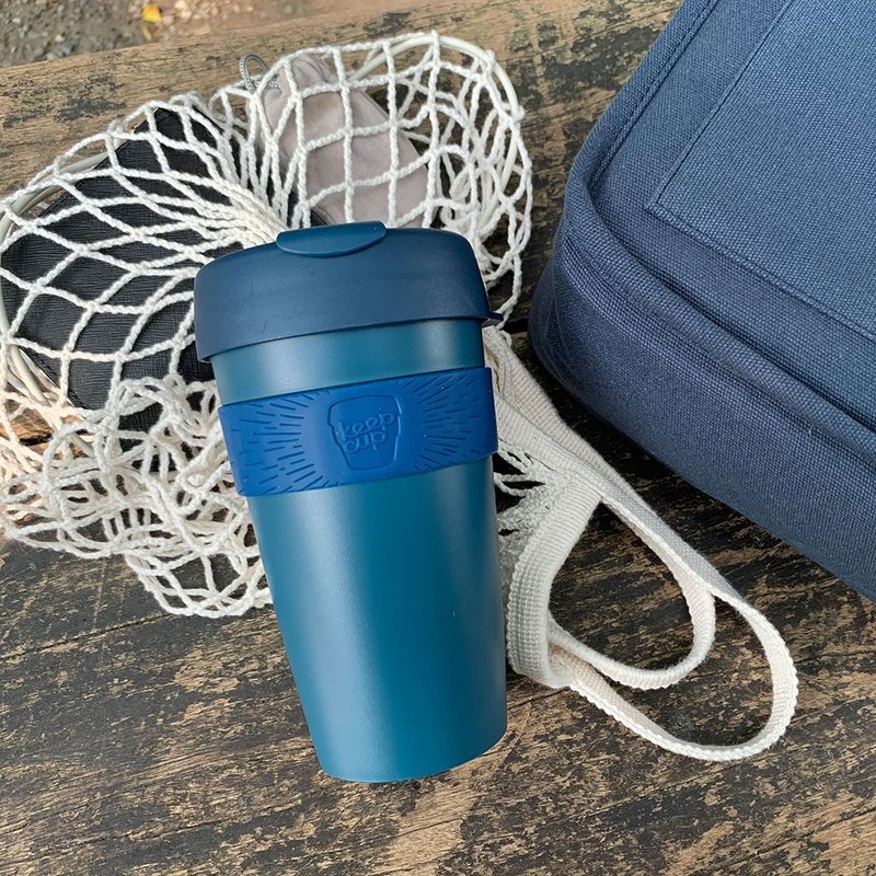 澳洲KeepCup 隨身杯/咖啡杯/環保杯/外帶杯/手拿杯 L - 優雅藍 - 咖啡杯/馬克杯 - 塑膠 藍色