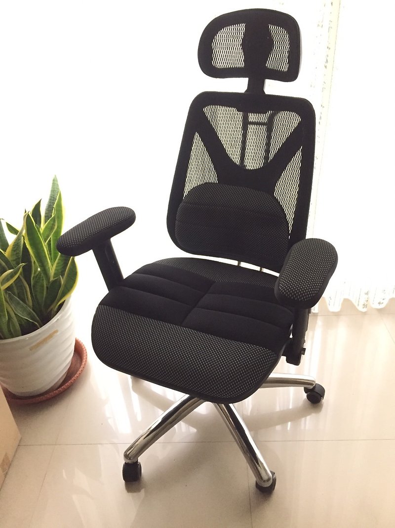 ACRABBIT-全氣墊機能透氣網椅/辦公椅/電腦椅/現正免運費 - 其他家具 - 其他材質 黑色