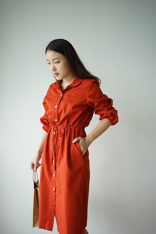 Something Simple TONGMUAN 洋裝 - 紅色