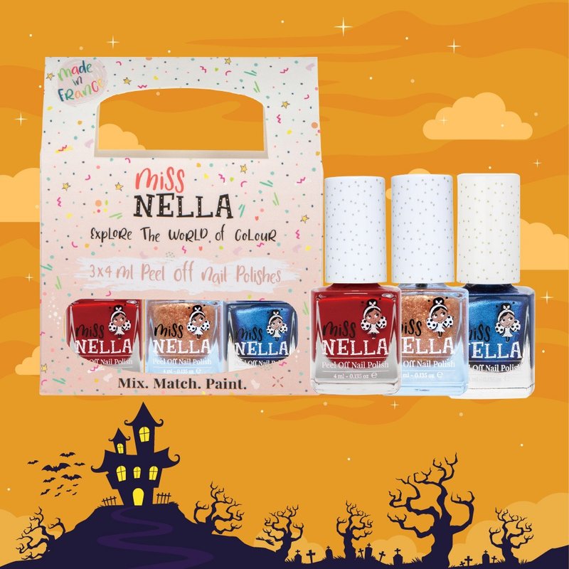 Halloween Limited //【Miss NELLA】Child-safe Nail Polish-Doctor Strange 3 included - Nail Polish & Acrylic Nails - Other Materials Multicolor