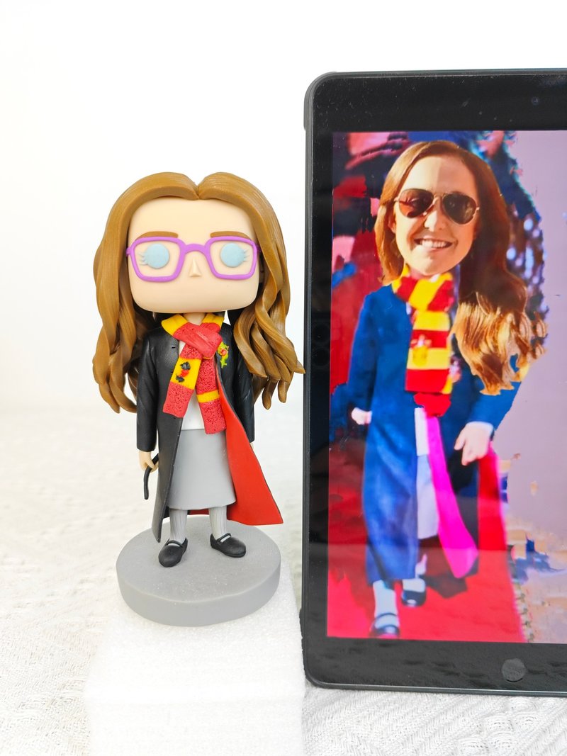 【客製化3D人像公仔】訂製手工Funko Pop男生朋友老公生日禮物 - 公仔/玩偶 - 黏土 多色