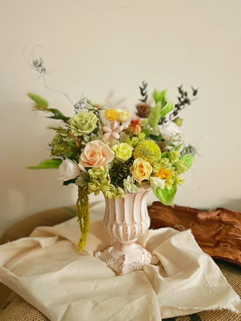 【永生花禮】春光綻放永生花/開幕花禮/升遷花禮/祝賀花禮 - 乾燥花/永生花 - 植物．花 多色