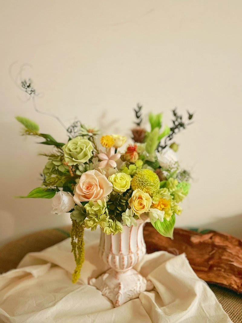 【花訴花藝】春光綻放永生花/開幕花禮/升遷花禮/祝賀花禮 - 乾燥花/永生花 - 植物．花 多色
