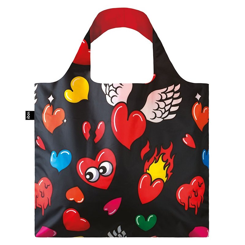 LOQI-love POHE - Messenger Bags & Sling Bags - Polyester Black
