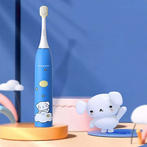 ROAMAN 【免運】兒童電動牙刷6-12歲軟毛充電式云朵刷 ROAMAN/羅曼