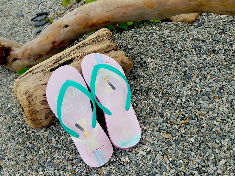 ✿Macaron TOE Macaron toe ✿ Good Things (Anniversary Limited models flip-flops!) - Women's Casual Shoes - Rubber 