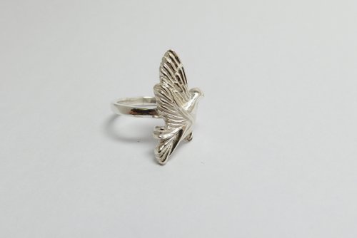 zo.craft Peace Dove Ring/925 Sterling Silver - Shop zocraft