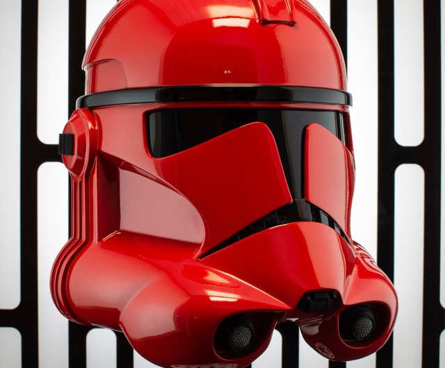 Clone trooper hot sale red helmet