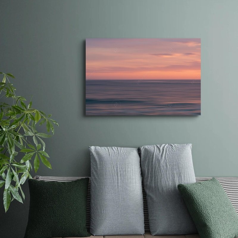 Sea sea art giclee frameless painting - โปสเตอร์ - เส้นใยสังเคราะห์ 