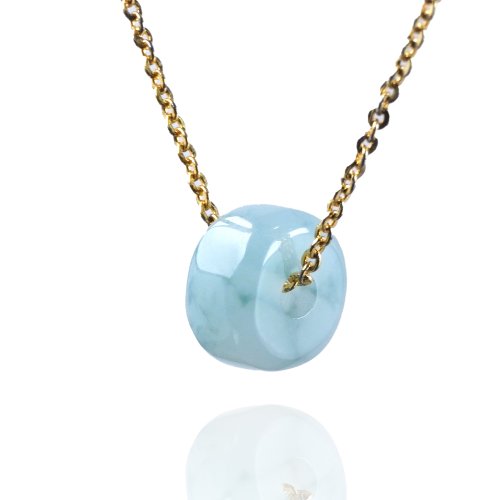 瓔珞珠寶盒 E.L.Jewelry Box 【萬事亨通】冰種飄花翡翠路路通項鍊 | 天然緬甸翡翠A貨 | 送禮