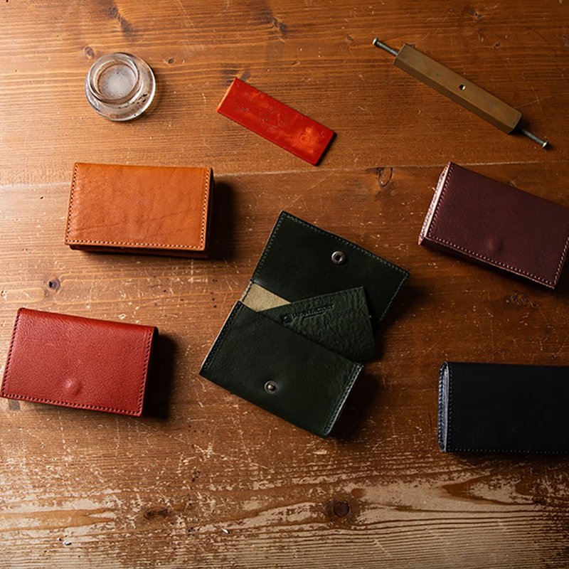 名刺ケース 栃木レザー MANO - 名刺入れ・カードケース - 革 多色