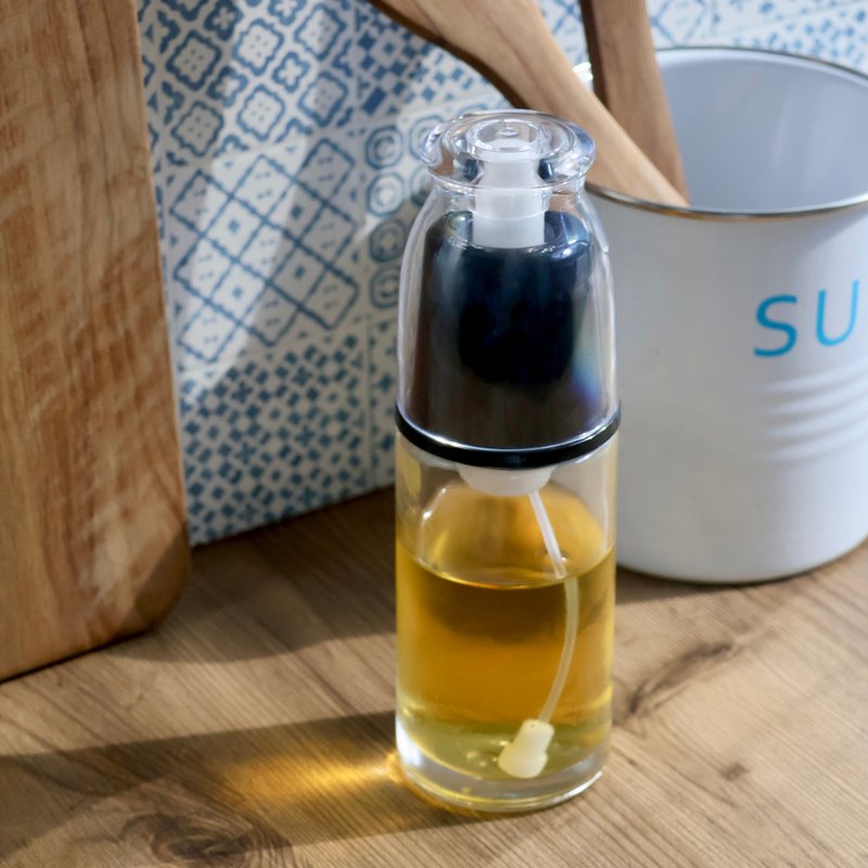 日本【SALUS 佐藤金屬】Del 油醋噴霧瓶 170mL - 廚具 - 玻璃 