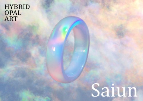 Hybrid Opal Ring Saiun - Shop hybrid-opal-art General Rings - Pinkoi