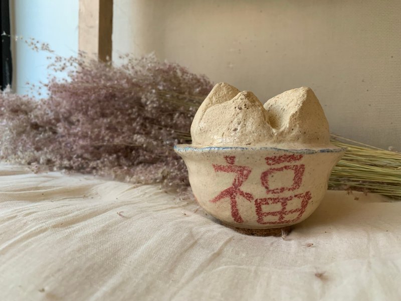 發稞撲滿 - 擺飾/家飾品 - 陶 咖啡色