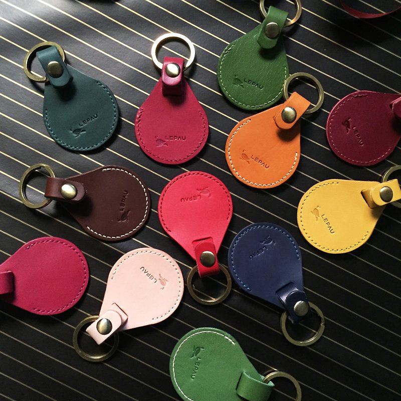 LEATHER KEY CHAIN - Keychains - Genuine Leather Multicolor
