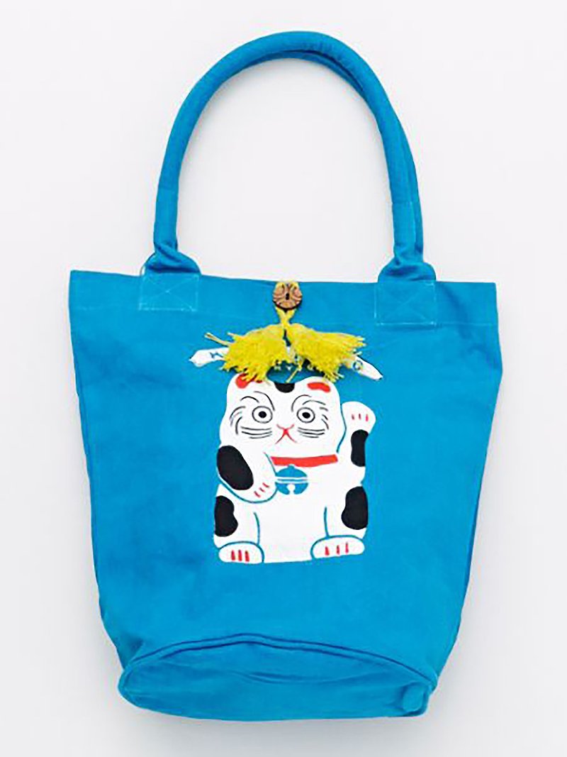 Lucky lucky cat and rabbit tote bag in pre-order (two models) 7ISP8229 - Handbags & Totes - Other Materials Multicolor