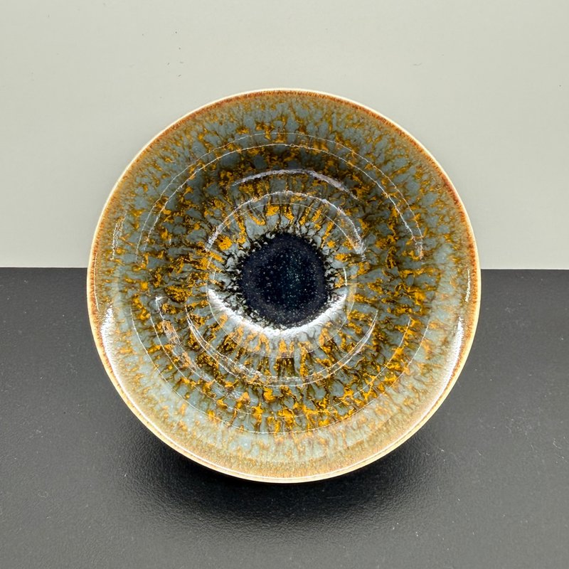 極品油滴天目飲杯 90ml 台灣陶藝名家 邱奕志 Y1-02 - 茶壺/茶杯/茶具 - 瓷 咖啡色