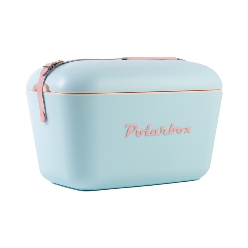 西班牙 Polarbox 12L流行時尚露營野餐保冰盒-巴塞隆納天空藍 - 露營用品 - 塑膠 藍色