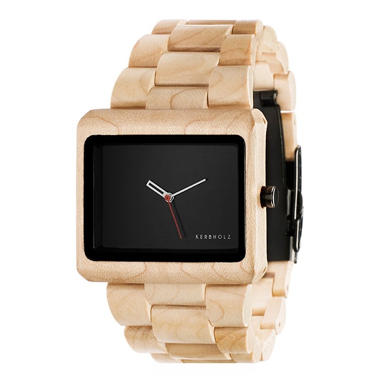 KERBHOLZ-Log Watch-REINEKE-Maple (Men's)(41mm) - Women's Watches - Wood Brown