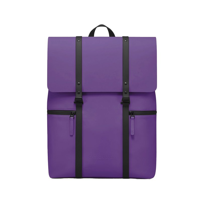 GASTON LUGA Splash 2.0 personalized backpack 16 inches - purple [ready in stock] - กระเป๋าเป้สะพายหลัง - วัสดุอื่นๆ สีม่วง