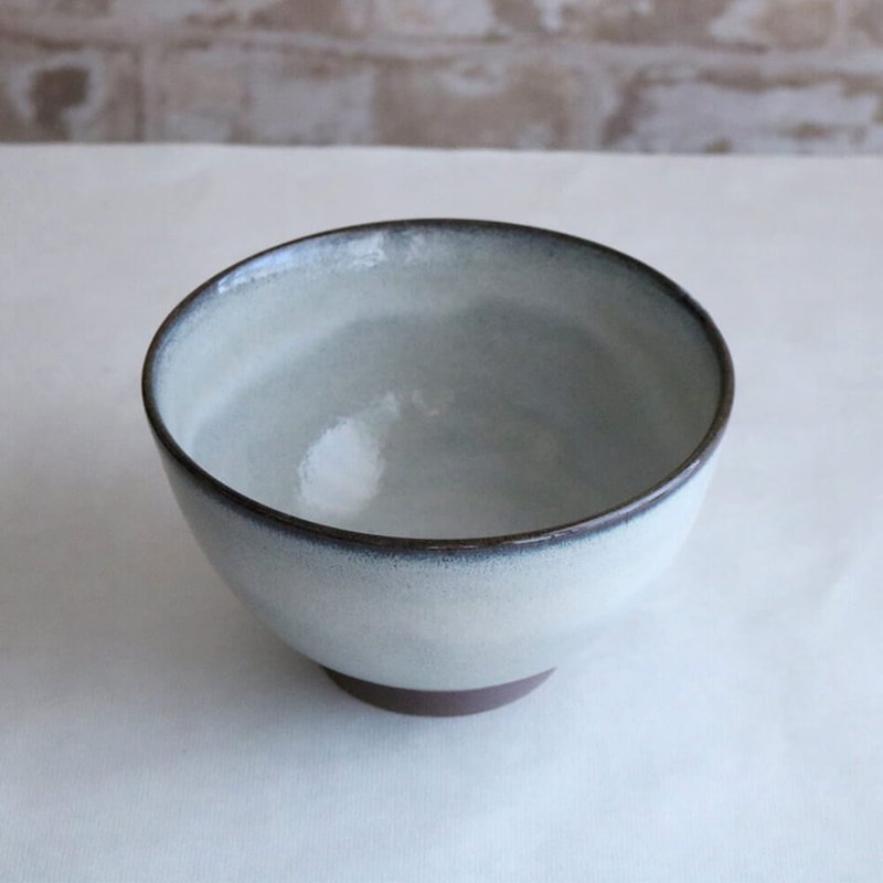 烏隆烏隆菜拉麵碗高森高森16厘米高森丸山窯陶陶 - 盤子/餐盤/盤架 - 陶 白色