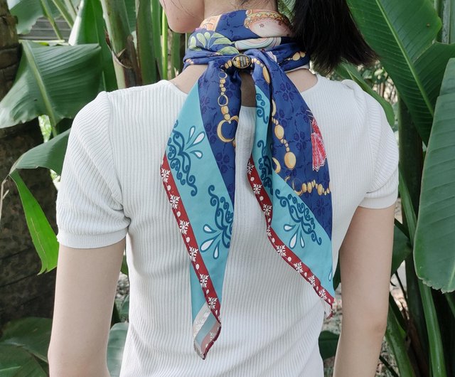 HERMES シルクスカーフ 天文学的デザイン