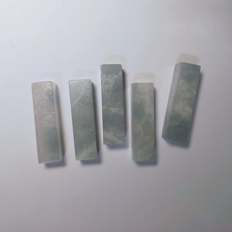 【手刻－閒章】西班牙藍凍 - 印章/印台 - 石頭 多色
