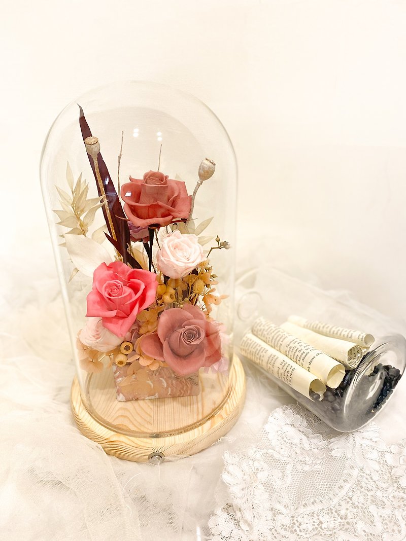Preserved Flower Glass Cover Customized Preserved Flowers/Dried Flowers - Dried Flowers & Bouquets - Plants & Flowers 