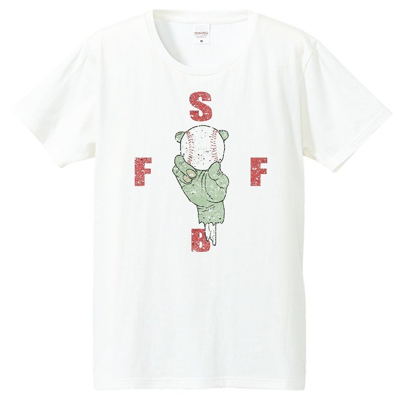 T-shirt / SF F - Men's T-Shirts & Tops - Cotton & Hemp White