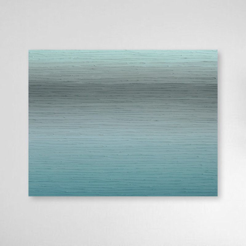 【免運費】藝術 抽象畫 海景 藍色 灰色 藝術 - 海報/掛畫/掛布 - 壓克力 藍色