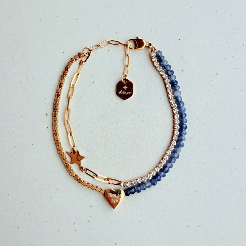 Nice or bye - 小人止步手環(預購) - 手鍊/手鐲 - 不鏽鋼 