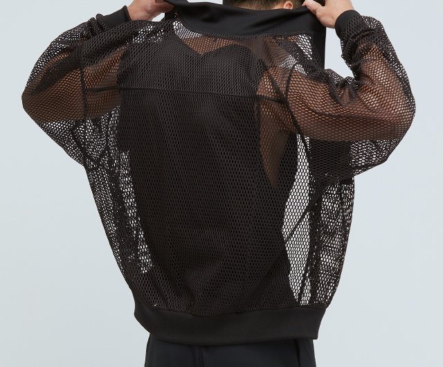 Black see through clearance jacket